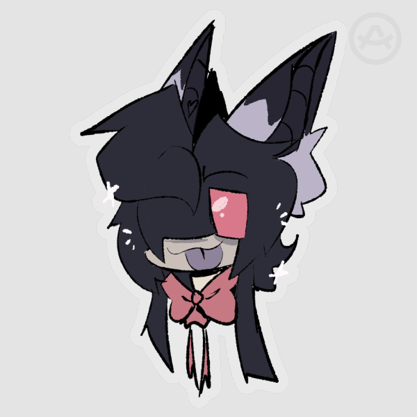 ASTATOS  [ Clear PET Vinyl Die Cut Sticker ]
