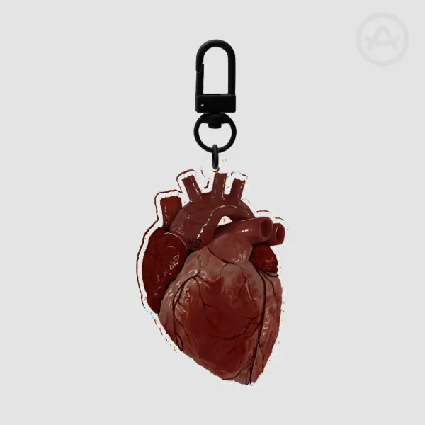 Heart keychain