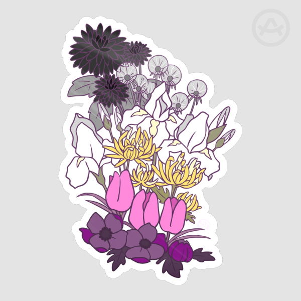 Ace Bouquet (2026 flag) Sticker