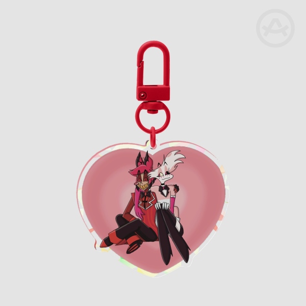 Radiodust Heart Keychain