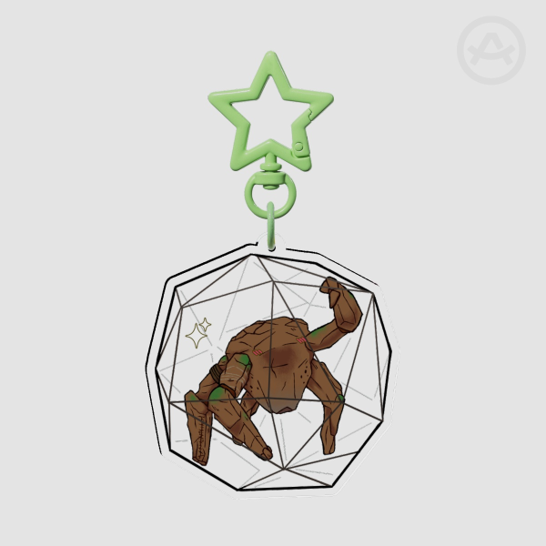 Rocky Dome Acrylic Keychain (PHM)