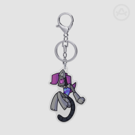 Tawny Clear Epoxy Acrylic Keychains