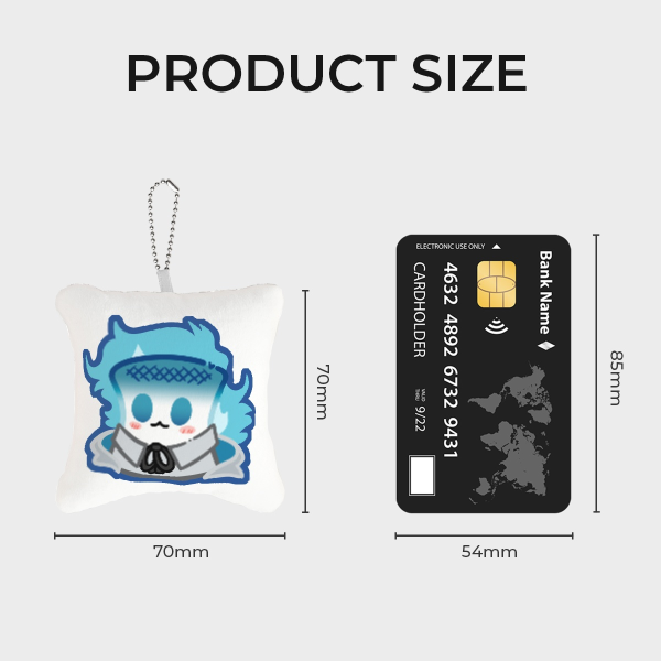 Zeparmallow Paradox Mini Pillow Keychain (Unofficial)