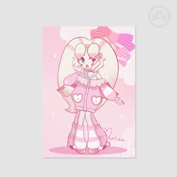 Molly tenshi Kawaii a4 print - hazbin hotel