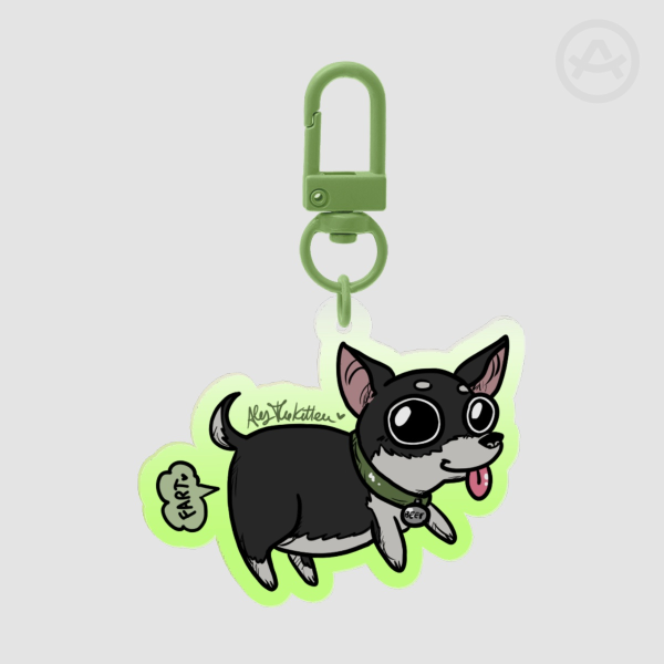 Beef the Dog Keychain