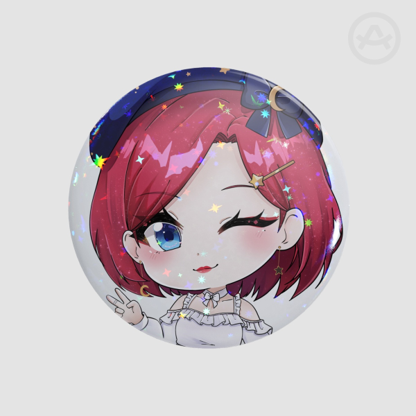 Cosmic Messenger Round Badge (Button Pin)