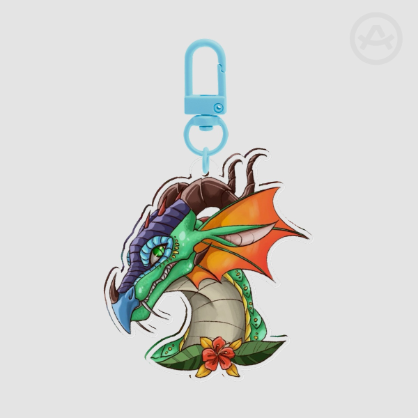 Glory Wing of Fire Acrylic Keychain