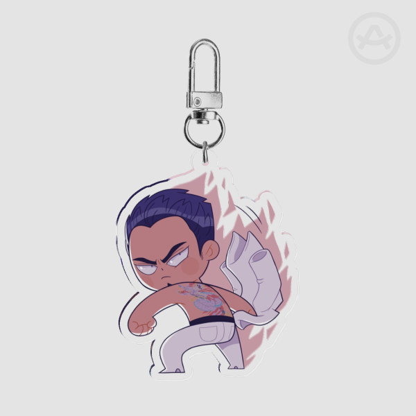 Kiryu Tattoo acrylic keychain - Yakuza