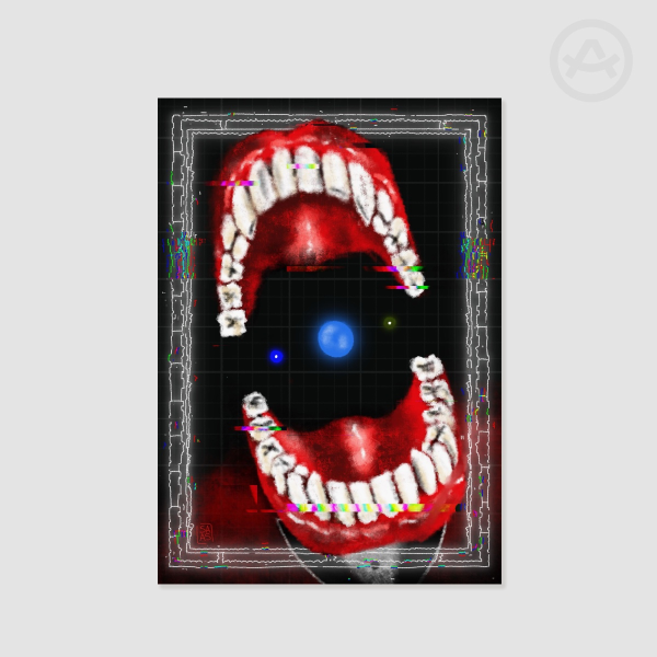 [The Amazing Digital Circus] Caine devouring Abel - Poster Printing