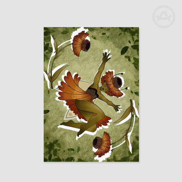 [OC] Helenium Ruby fairy - Poster Printing