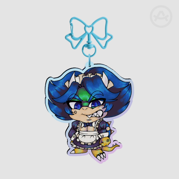 Rainbow Maid Uniform Ludwig Keychain