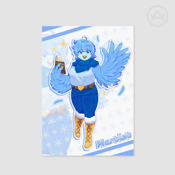 Martlet Art Poster 💛🪶 (Undertale Yellow)