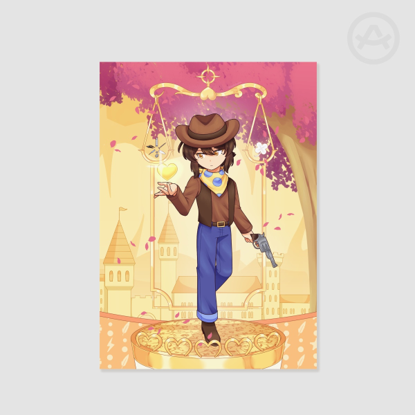 Clover Art Poster 💛🍀 (Undertale Yellow)