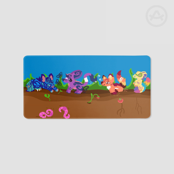 Furodivergent Frolic Desk Pad