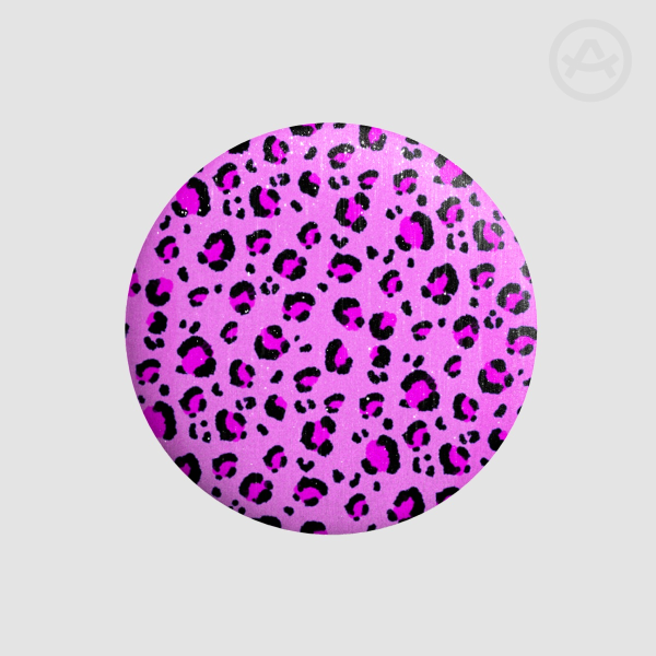 Hot Pink Cheetah Print - Scenecore (Button Pins)