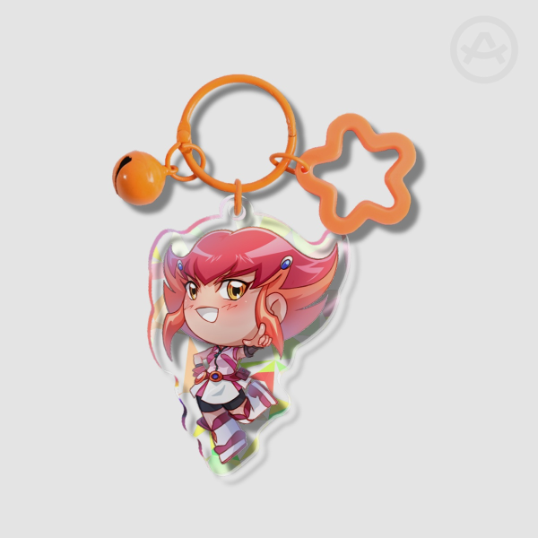 Anna Holo Broken Glass Acrylic Keychain