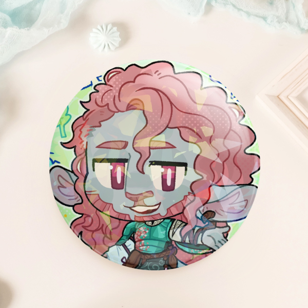 Caduceus 58mm Badge