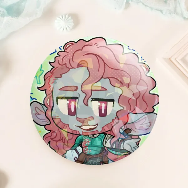 Caduceus 58mm Badge