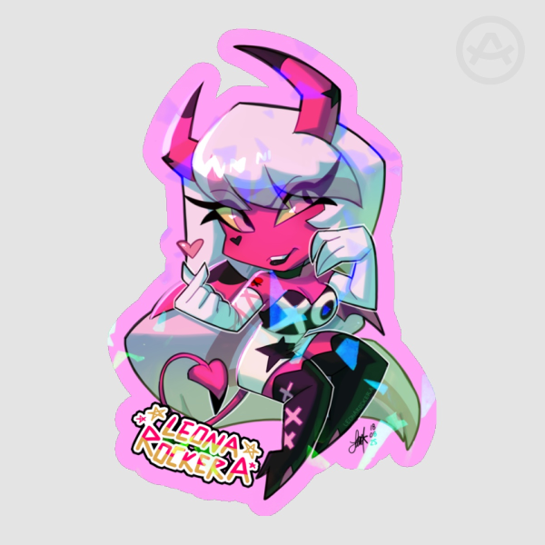Verosika Colored Edge Die Cut Stickers