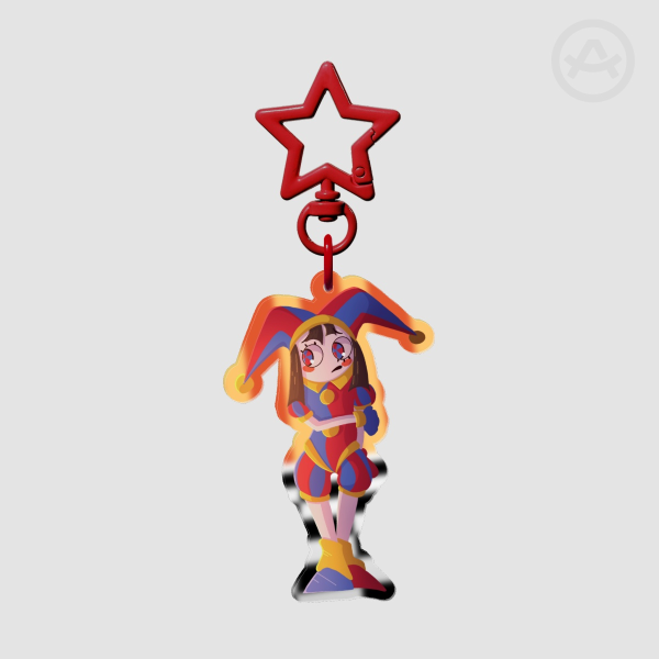 The Amazing Digital Circus Pomni Keychain