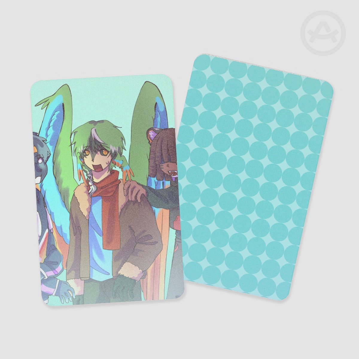 Parrotx2 Holographic Photocard