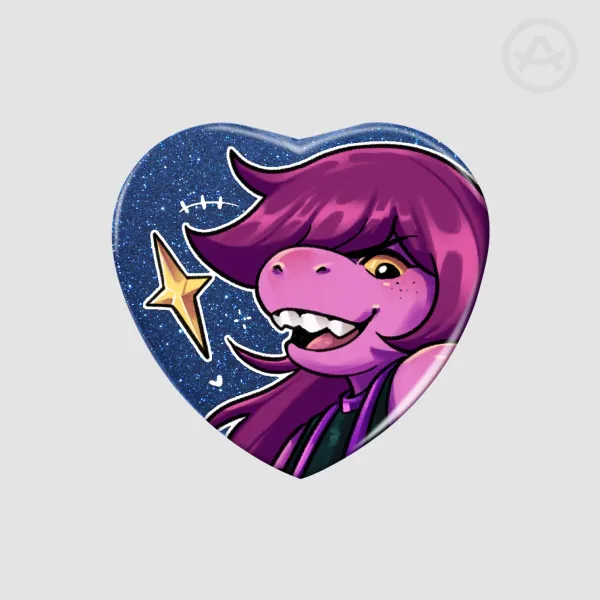 Susie Heart Shape Badges