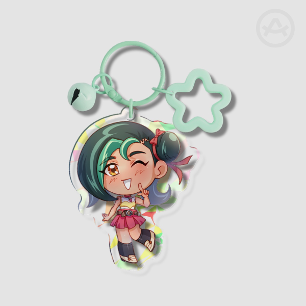 Kotori Holo Broken Glass Acrylic Keychain