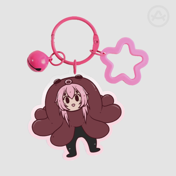 Vocaloid Luka Megurine Tako Octopus Colored Edge Acrylic Keychain