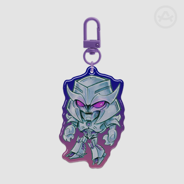 Cross Eyed Megs Keychain