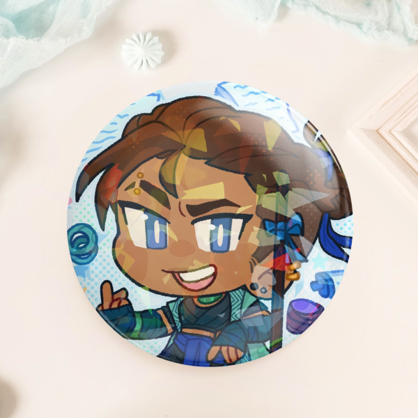 Beau 58mm Badge