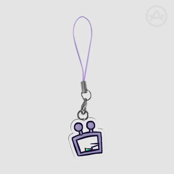 Tenna Deltarune --- Classic Acrylic Phone Charm