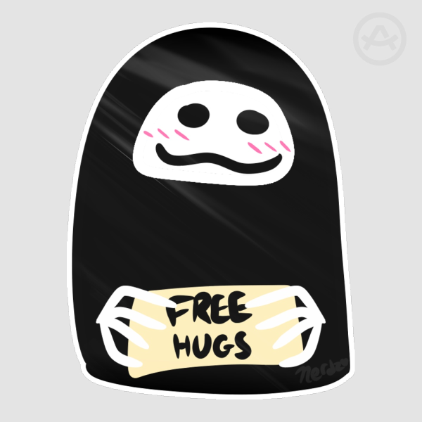 REPO: Robe Wants Free Hugs Die Cut Stickers