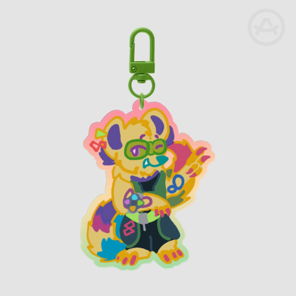 Stylin Shout Acrylic Keychain