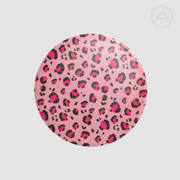 Pink Cheetah Print - Scenecore (Button Pins)