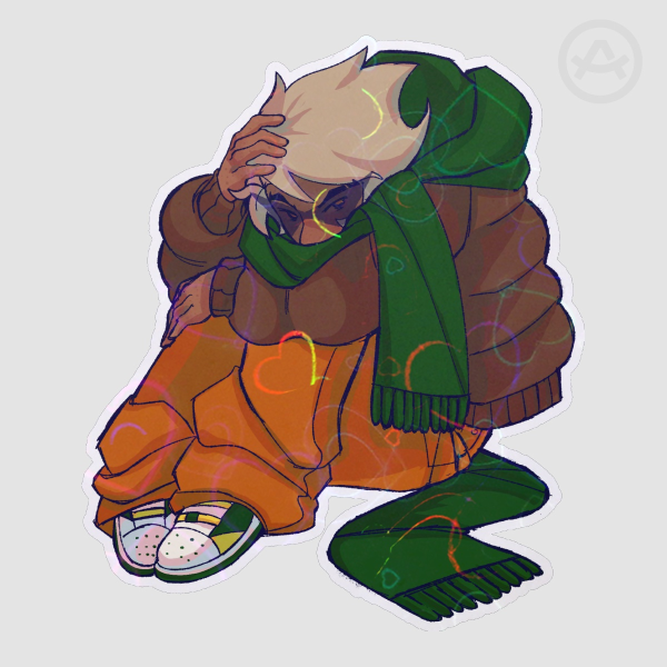 Dirk Scarf - Sticker