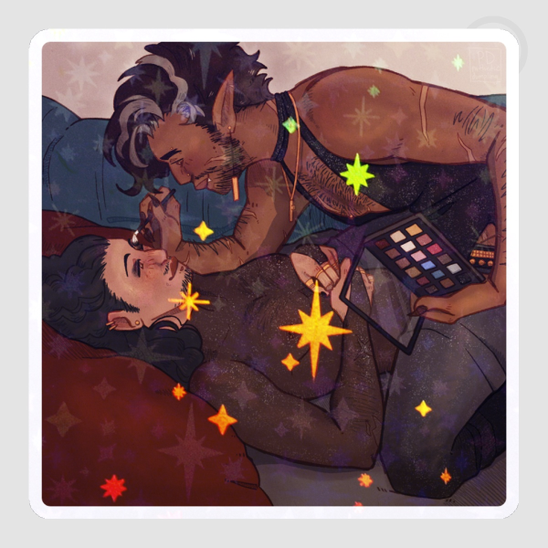 lovesick sticker (holo)