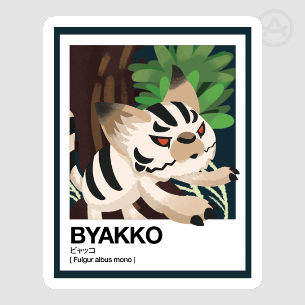 Fanart Series - Livly Islands Byakko Stickers