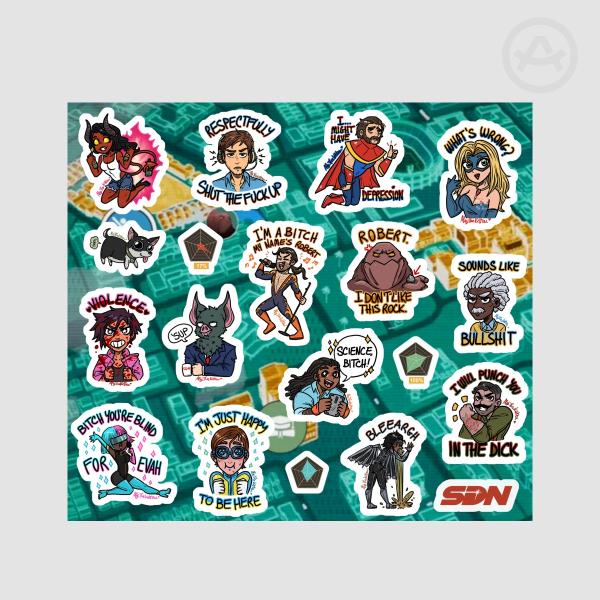 Dispatch Stickers Sheet