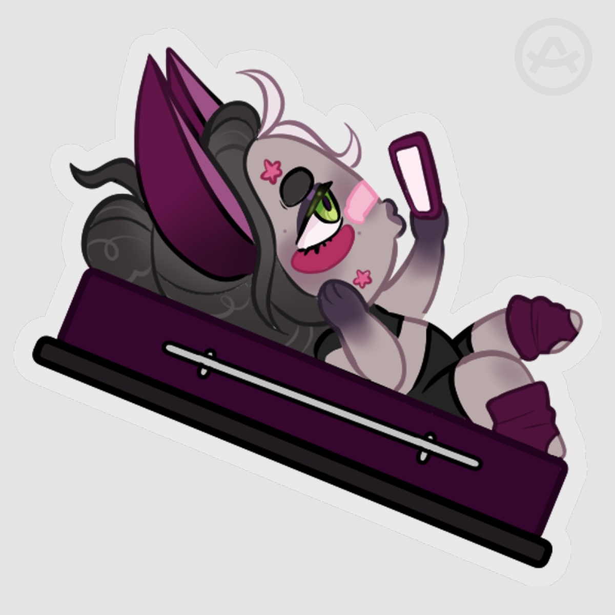 Mini Muse Coffin Sticker