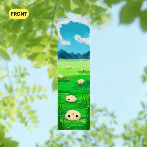 "unigrub" PET Plastic Bookmarks