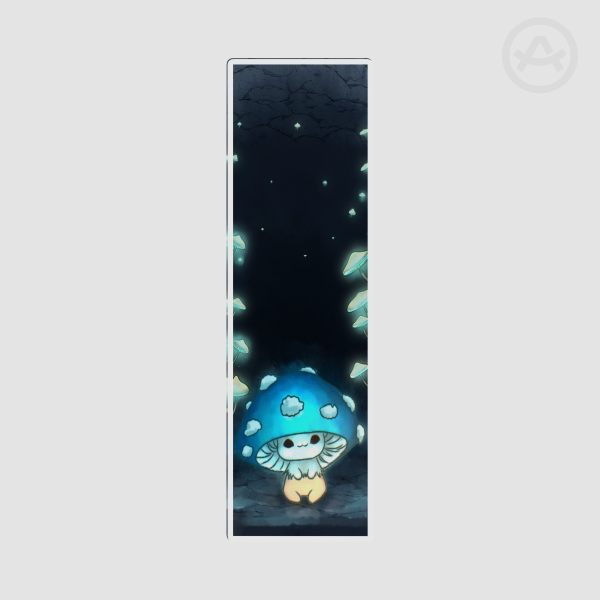 "cave mushrooms" PET Plastic Bookmarks