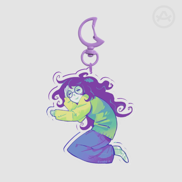 Sleeping jade keychain