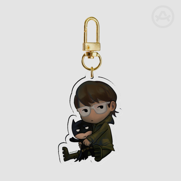 The Riddler and batman plush Keychain