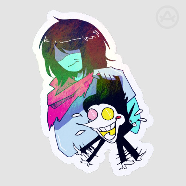 Kris and Spamton Sticker