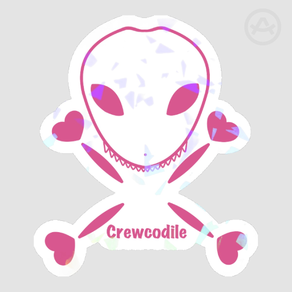 Crewcodile Sticker