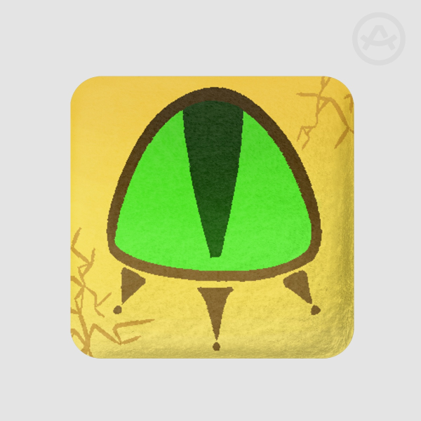 Harken || Die of Death Square Plush Pin