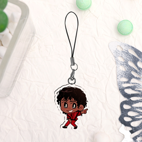 Thriller MJ Keychain