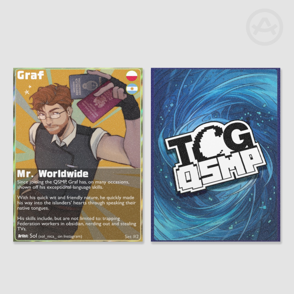 Mr. Worldwide Holographic Photocard [QSMP 2 TCG]