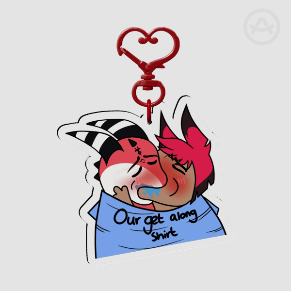 Blitz & Alastor - Hellaverse Keychain