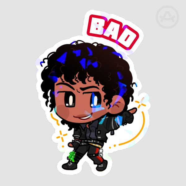 Bad MJ Sticker